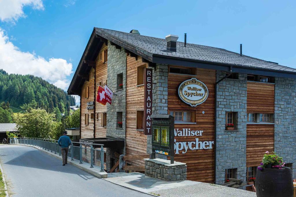 Swiss Chalet-Style Hotel Walliser Spycher Riederalp Exterior photo